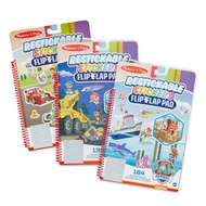 Melissa & Doug PAW Patrol Restickable Stickers Flip-Flap Pad 3-Pack – Classic Missions, Adventure Ba