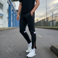 Seluar Tracksuit Academy NAIK Slimfit Zip Kaki Unisex (logo sebelah kiri)