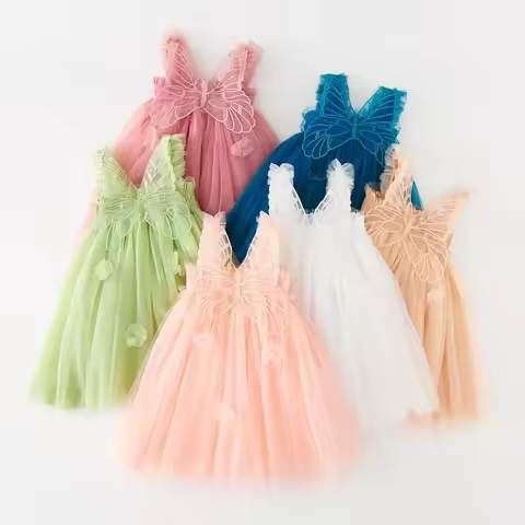 Baby Girl Angel Wings Tutu Dresses