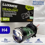 LED LUXIMOS H4 MP3 ULTRA TRI COLOR H4 LED Headlight