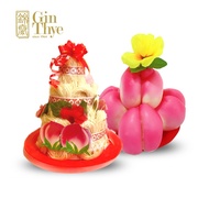 [Gin Thye] White Longevity Mee Sua S Size  Peach Buns 8pc