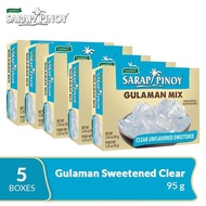 Sarap Pinoy Gulaman Sweetened Clear 95g (5 Boxes)