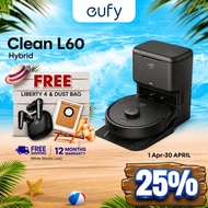 eufy by Anker L60 Robot Vacuum with Self Empty Station, Hair Detangling Technology