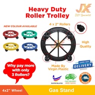 Gas Tank Trolley Heavy Duty / Gas Tank Roller Base / Gas Cylinder Tank Mover / Gas Roller Stand / Flower Pot Roller