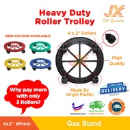 Gas Tank Trolley Heavy Duty / Gas Tank Roller Base / Gas Cylinder Tank Mover / Gas Roller Stand / Fl