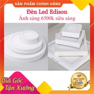 ( Bảo Hành 1 Năm )Đèn Led Ốp Trần Tròn Đèn Ốp Trần Vuông Edison 12W 18W 24W Đèn Led Đèn Ốp Trần Tra