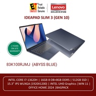LENOVO LAPTOP IDEAPAD SLIM 3 IPS3 (I7-13620H/ 16GB /512GB / 15.6" FHD /Intel UHD Graphics/ OFF HOME 