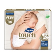 Drypers Touch NewBorn Mega 80s