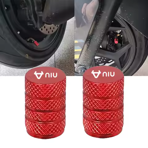 For Niu Kqi3 M Pro M1s Mqi Nqi Gt Gts Pro N1s Uqi N1 U1 U+a U+b Scooter Tire Valve Cap CNC Air Port 