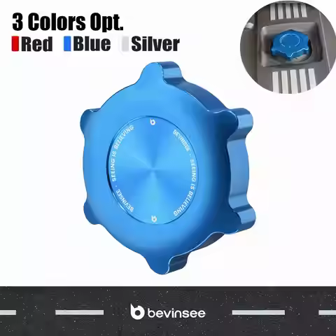 BEVINSEE Oil Cap M Style For BMW X5 E53 E70 X3 E83 E90 E91 E92 E93 E36 E46 E39 E60 Z3 Z4 E85 E86 330