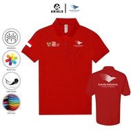 Arials Polo shirt Baju Kaos Kerah Maskapai Garuda Indonesia Airlines