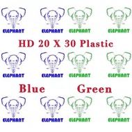 High Quality (Elephant Brand) 20x30 HD Plastic for Mineral Water Station and Laundry Station..