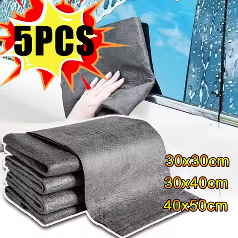 1/3/5PCS Magic Cleaning Cloths Streak Free Watermark Recyclable Microfiber Miracle Wipes Quick Clean