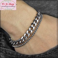 Unique 2-layer Stainless Steel Bracelet