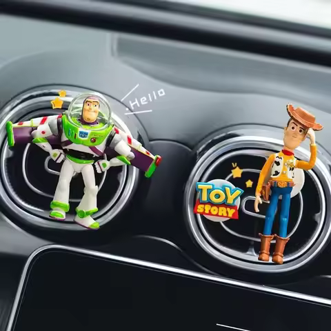 Cartoon Air Outlet Vent Perfume Freshener Ornament Accessorie Buzz Lightyear Woody Car Perfume Car I
