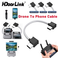 HdoorLink Drone-to-Phone Adapter Cable Type-C To Type-C/IOS/Micro Data Cord For DJI Mavic 2 Ari 2 2S
