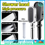 🔥SG Seller Stock🔥3 In 1 High Pressure Shower Head With Filter Shower Modes High Pressure Handheld Shower Head