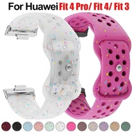Sport Silicone Loop for Huawei Watch Fit 4/Fit 4 Pro Band SmartWatch Bracelet Watchband Correa for H