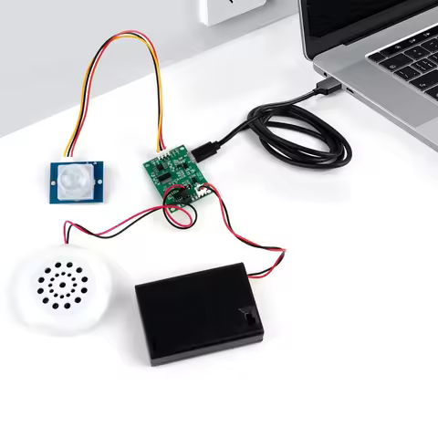 PIR Motion Sensor MP3 Music Player with Voice Recording & USB/TF Card Download