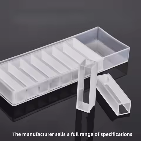 10mm 751 uv quartz cuvette with lid spectrophotometer 2pcs per box 721 cuvette 10mm laboratory glass