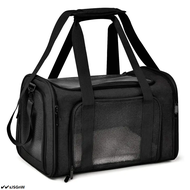 D✔★Pet Carrier Bag Side Ventilated Backpack Cat Pet Carriers Dog Travel Bag Airline Approved Transpo
