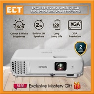 Epson EB-E12 / EB-E10 / EB-E01 3600 Lumens 3LCD Projector with XGA Resolution 12000 Hours Lamp Life 