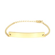 Aholic Classic Long Brand Bracelet-Gold