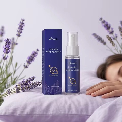 Ximonth Lavender Sleeping Spray Relieve Anxiety Relaxes Body Mind Promotes Deep Sleep Improve Insomn