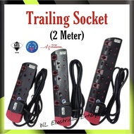 #Trailing Socket / #Extension Socket 3 Gang / 4 Gang / 5 Gang 2Meter