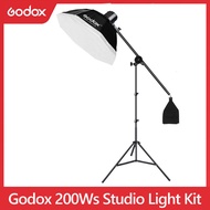 Godox 200Ws Strobe Studio Monolight Flash Light Kit Top lights Kit 200Ws Photographic Lighting - Str
