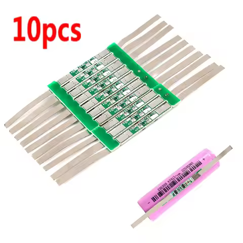 10pcs 3.7V 3A Li-ion Lithium Battery 18650 Charger Over Charge Protection Board With Solder Belt Bat