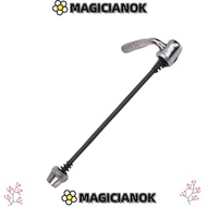 MAGICIANOK 2PCS Bike Trainer Quick Release Skewer, Silver Rear Wheel Quick Release Rear Wheel Skewer