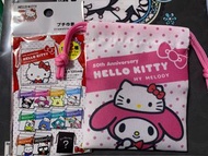 Sanrio My Melody x Hello Kitty 50th Anniversary索繩袋