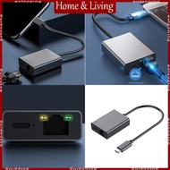 AOTO Durability USB C to RJ45 Ethernet Adapter Offer Seamlessly Wire Connectivities USB C to Lan Ada