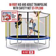 SellinCost Large 1.8m 6ft 2.4m 8ft 3m 10ft 3.6m 12ft Trampoline For Kids And Adult 150kg Durable Wei