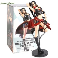 PIXELGLOW Monkey D Miniatures Toy Gift Collection Model Boa Hancock Flag Diamond Ship Cowgirl Anime 