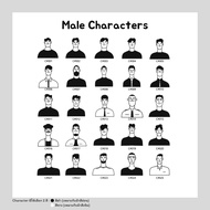 DFT Character Screen Printing Sticker Cartoon For Men Design By Yourself