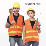 Reflective Vest เสื้อจราจร เสื้อกั๊กจราจร เสื้อกั๊กสะท้อนแสงความปลอดภัยเสื้อกั๊กสะท้อนแสงเห็นได้ชัด
