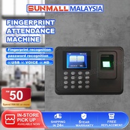 Fingerprint Attendance Machine Punch Card Machine Finger Print Time Attendance English Version Thumb