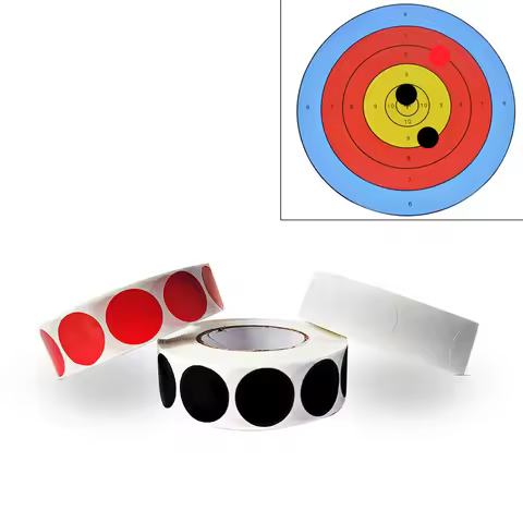 1000/Pcs Black/Red Shooting for Target 19mm Target Plasters Shooting Target Plasters Sticker Bullsey