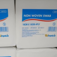 WINPLUS NON WOVEN SWAB - 100's (5cm x 5cm / 7.5cm x 7.5cm / 10cm x 10cm)