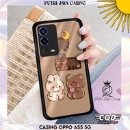HP Oppo A55 5G Phone Case Oppo A55 5G ANIMEBEAR Motif Latest Case Cute Character Case Cute Case Anim