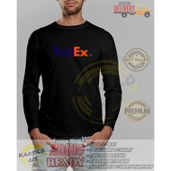 Fedex Long Sleeve T-Shirt for Expedition Company - Kaosilogis