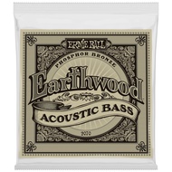 ERNIE BALL® P02070 สายเบสโปร่ง Earthwood แบบ Phosphor Bronze (.045 - .095 / Acoustic Bass Strings) *