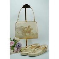 [ cangicungco ] Handbag Combo & Metallic Party Clogs – Secondhand – TX224