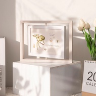 Rotating Display Stand Photo Washing Creative Custom Double-Sided Display Stand logo Stand up8Inch P