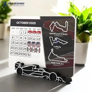 OKCATZONE 2025 Calendar For F1 Formula 1 Racing Calendar 2025 Desktop Decoration 2025 Desktop Calend