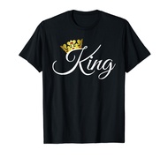 King and Queen Shirts Matching Couple Outfits T-Shirt