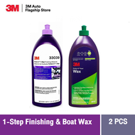 3M™ Perfect-It™ 1-Step Finishing Material 33039 น้ำยาขัดสีขั้นตอนเดียว (946ml) + Boat Wax น้ำยาแว็กซ