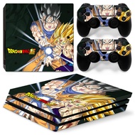 Dragon Ball Vinyl For PS4 Pro Sticker For Sony Playstation 4 Pro Console+2 Controller Skin Sticker F